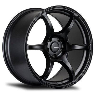 AV-26 MATTE BLACK 18x9.5 5x114.3 et38 cb73.1