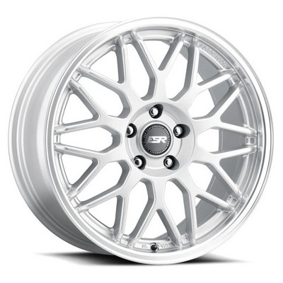 ESR AP1 Hyper Silver/Machine Lip 19x8.5 5X112 et40 cb66.6