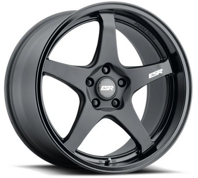 ESR AP5 Matte Black Gloss Black 19x9.5 5x114.3 et22 cb72.6