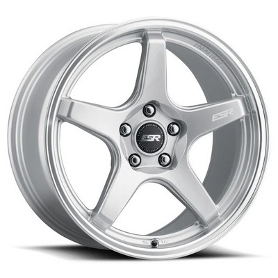 ESR AP5C Hyper Silver/Machine Lip 18x8.5 5X114.3 et30 cb72.6