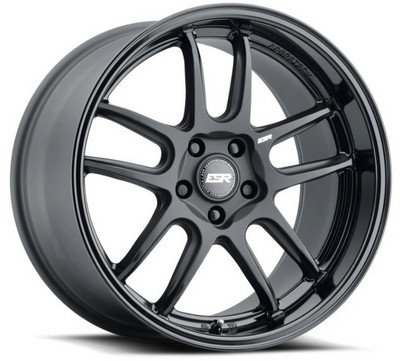 ESR AP8 Matte Black Gloss Black Lip 18x9.5 5x114.3 et22 cb72.6