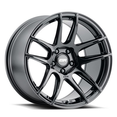 ESR CS8 Gloss Black 18x8.5 5X100 ET30 CB72.6