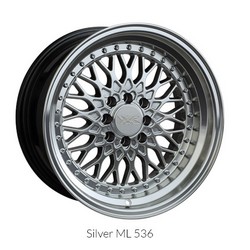 XXR 536 Hyper Silver / ML 16x8 4x100/4x114.3 et20 cb73.1