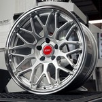 ESR AP1 Hyper Silver/Machine Lip 19x8.5 5X112 et40 cb66.6