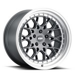 ESR CS3 MATTE GRAPHITE/MATTE MACHINE LIP 18x8.5 5X100 ET30 cb72.6